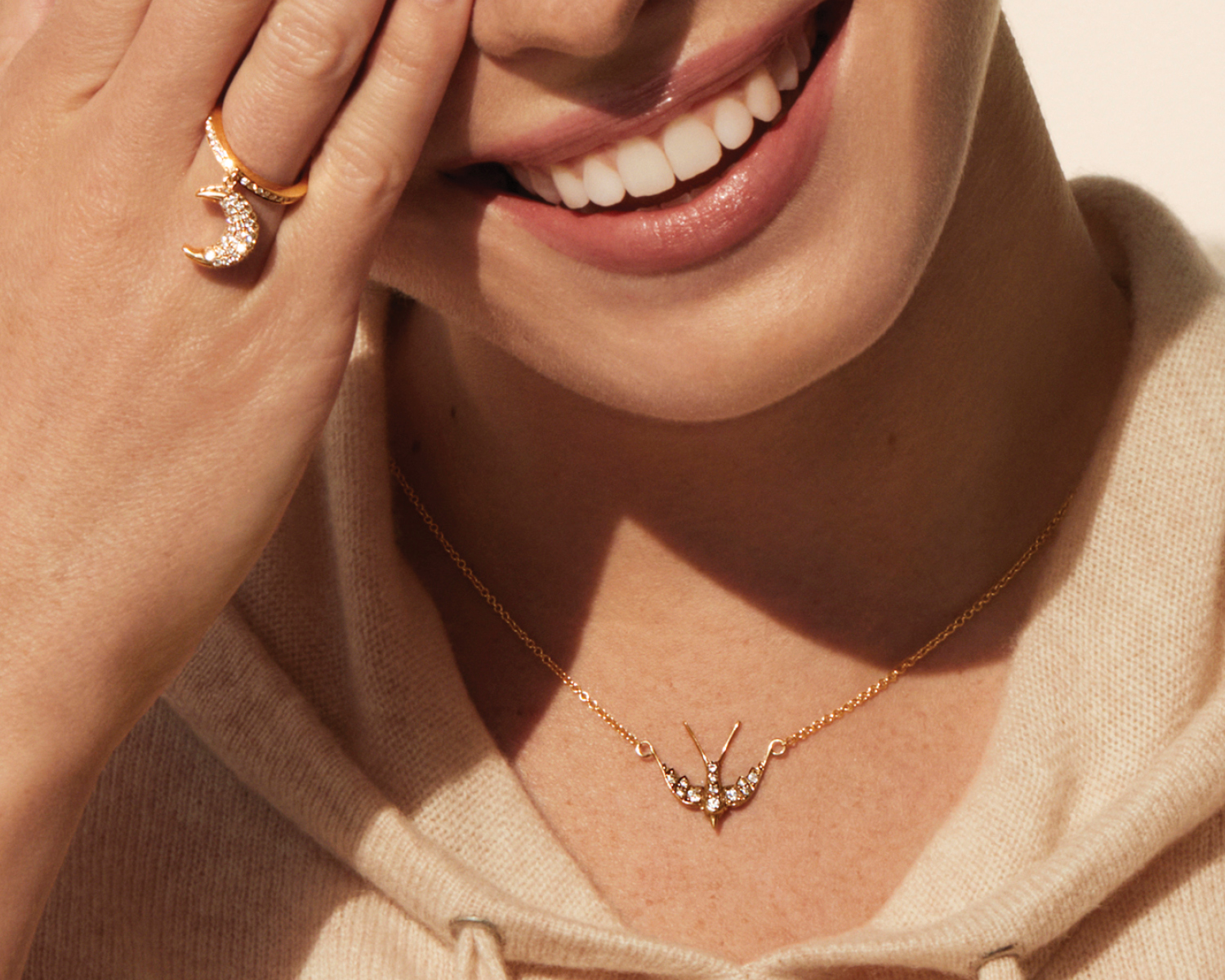 The Ultimate Guide to Mother's Day Diamond Jewelry Gifts 2 Mother's Day jewelry gifts Lorraine Schwartz ring and single stone necklace