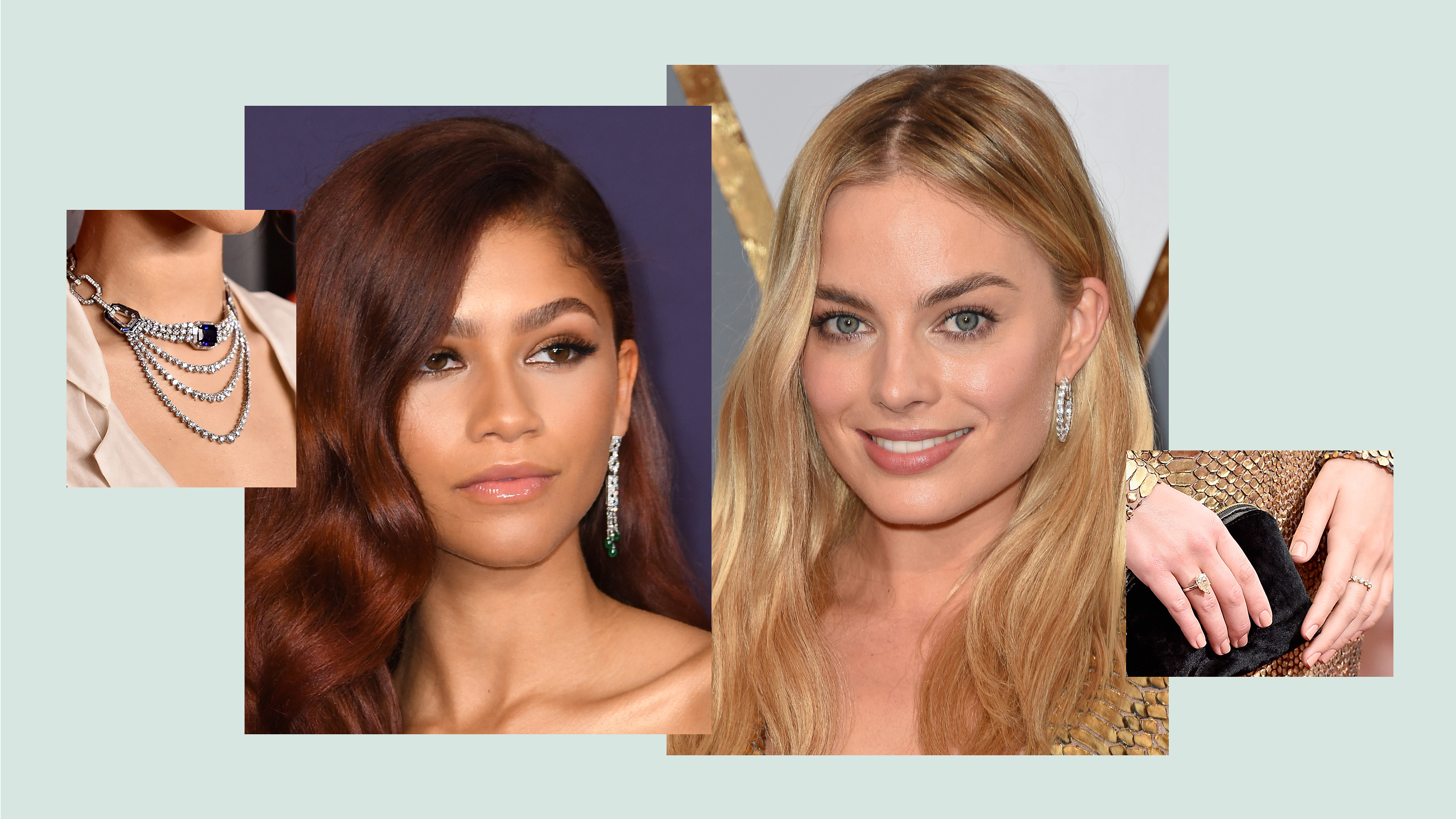 Red Carpet Jewelry Looks: Zendaya & Margot Robbie