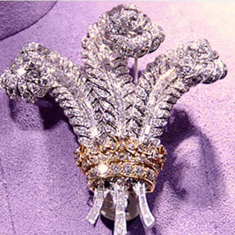 When & Why Celebs Bought Their Own Natural Diamonds—and Why You Should Too 1 Prince of Whales feathered diamond brooch purchased as an addition to the notable Elizabeth Taylor jewelry collection