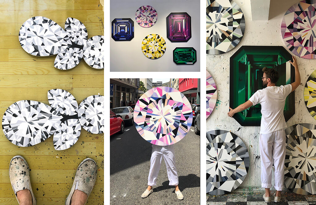 3 Contemporary Diamond Artists You Need To Know About 1 Kurt Pio gem art, diamond artist