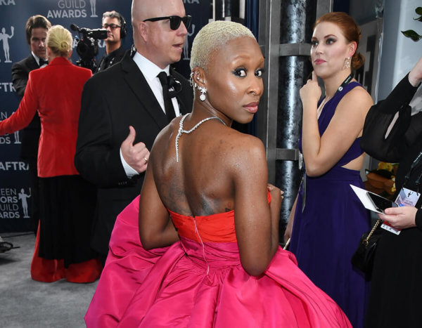 Lupita Nyong'o, Millie Bobby Brown & Michelle Williams in Louis Vuitton at  the 26th Screen Actors Guild Awards