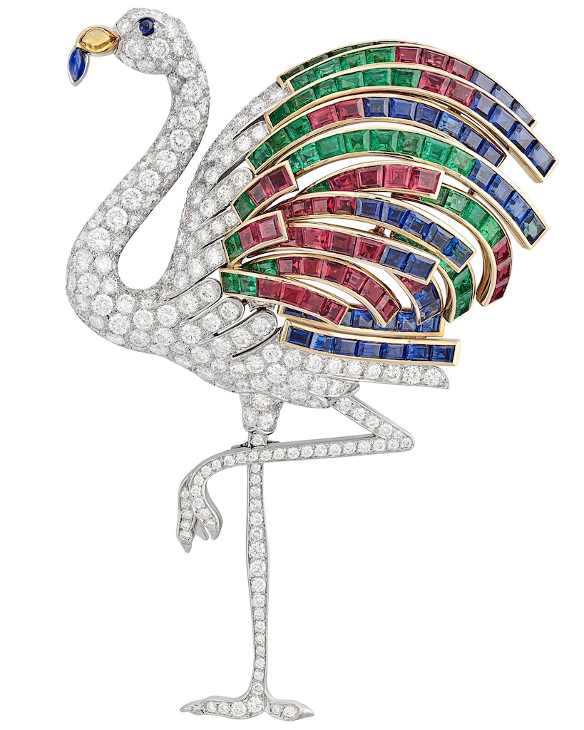 Diamond Bird Jewelry The Duchess of Windsor’s legendary Cartier Flamingo brooch 