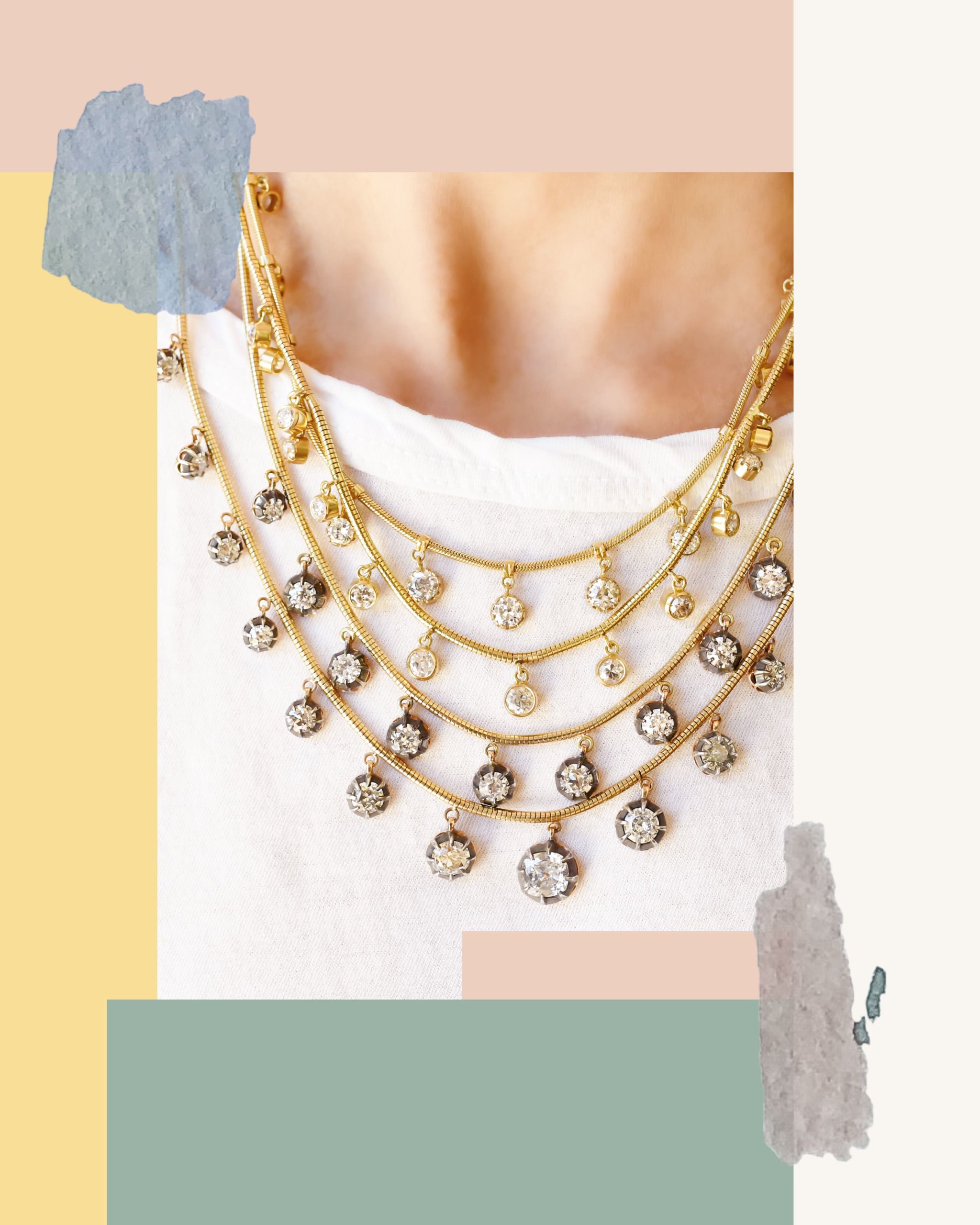 How to Layer Necklaces, According to a Stylist