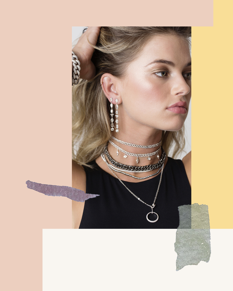 How to Layer your Natural Diamond Necklaces - FARFETCH