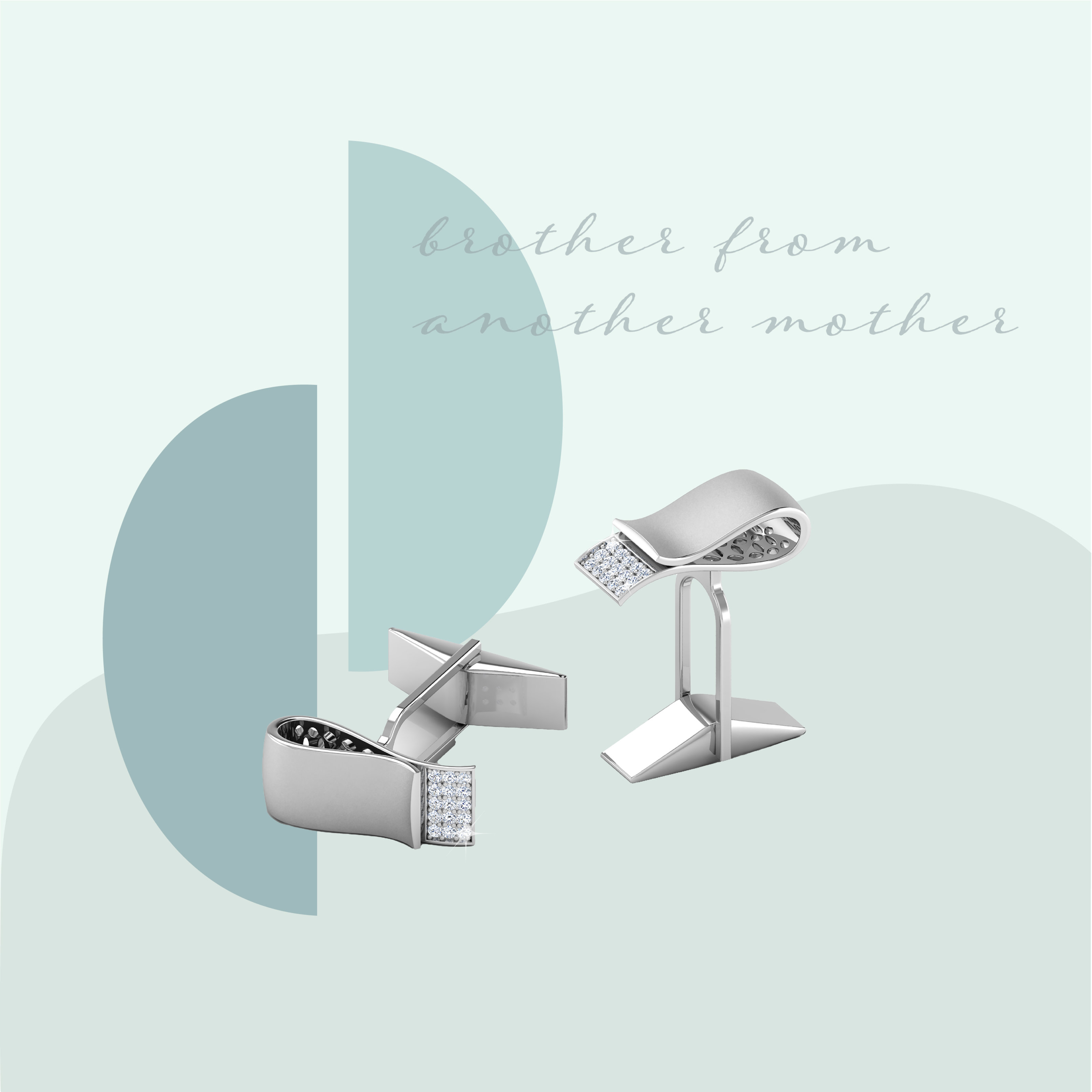 Diamond cufflinks that your rakhi brother will love