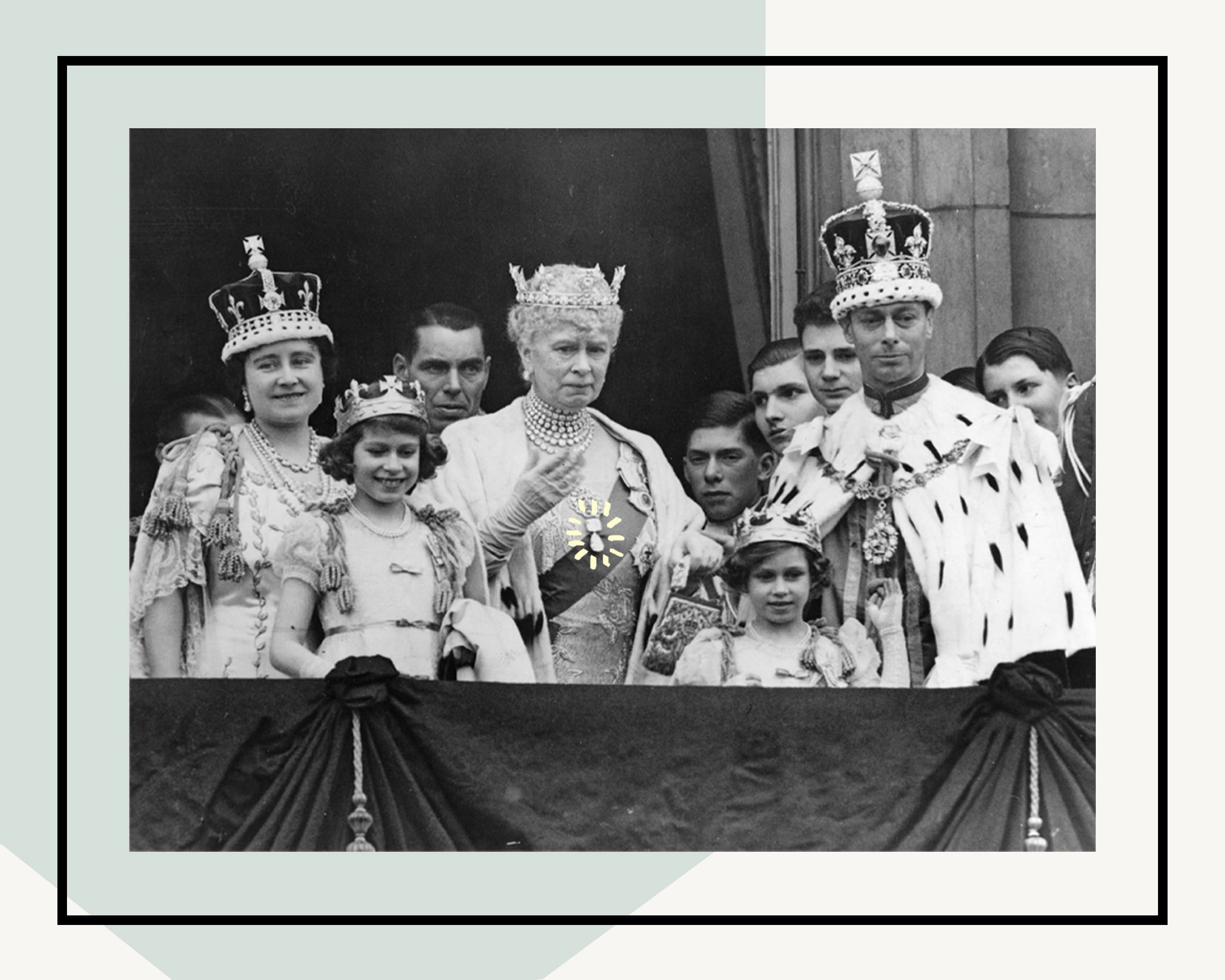 young queen elizabeth granny's chips diamonds