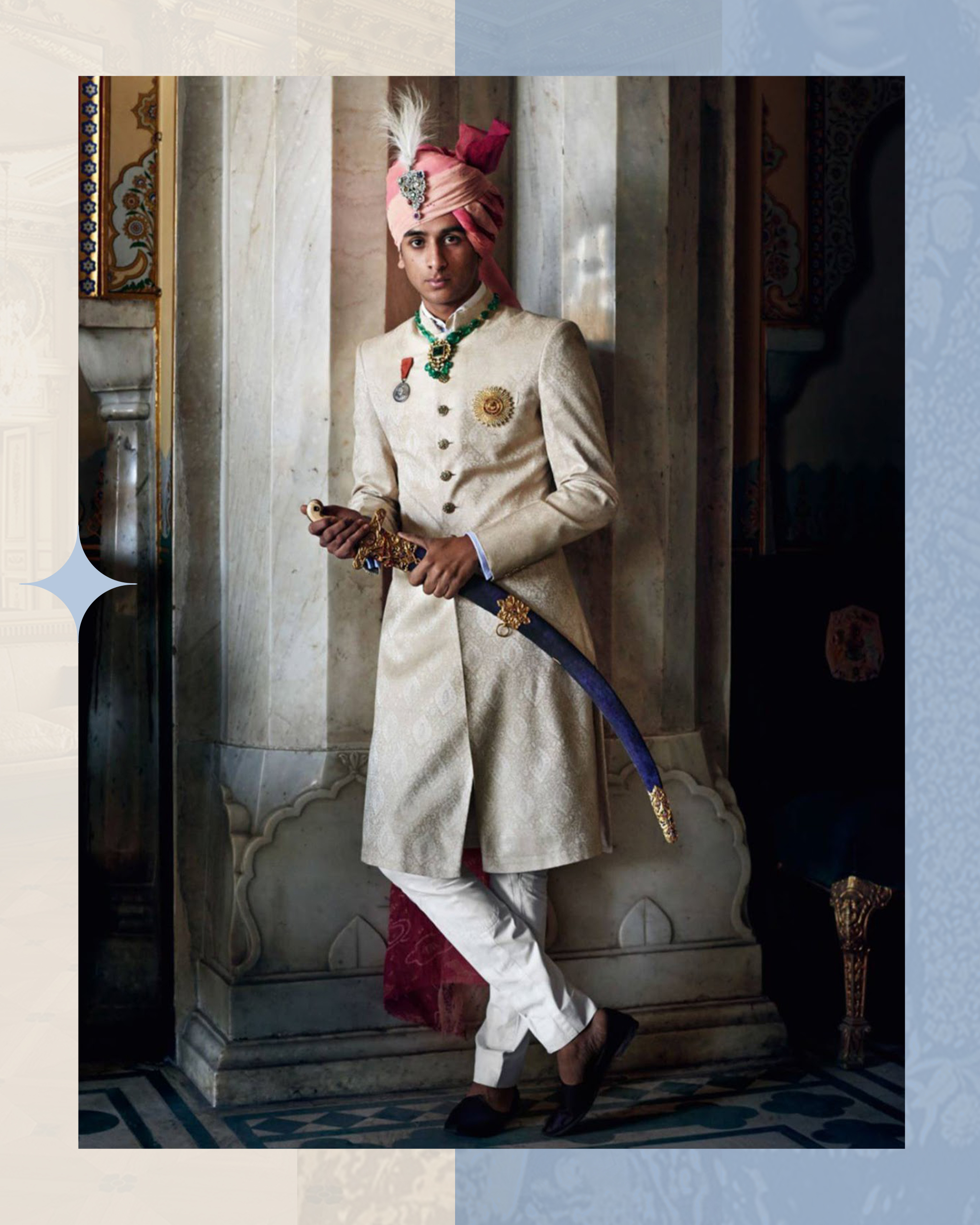 The History & Chemistry Of The Gem With The Gentlemen 4 His Highness Padmanabh Singh, Prince of Jaipur, wearing his family heirloom, a diamond-studded brooch