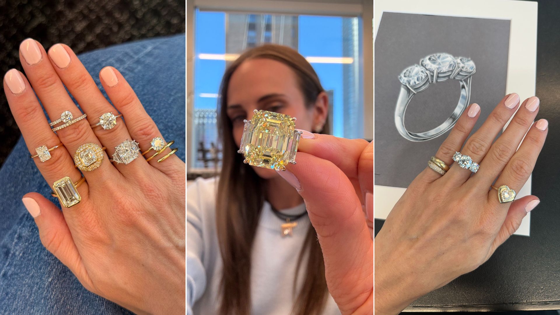 custom rings by Stephanie Gottlieb