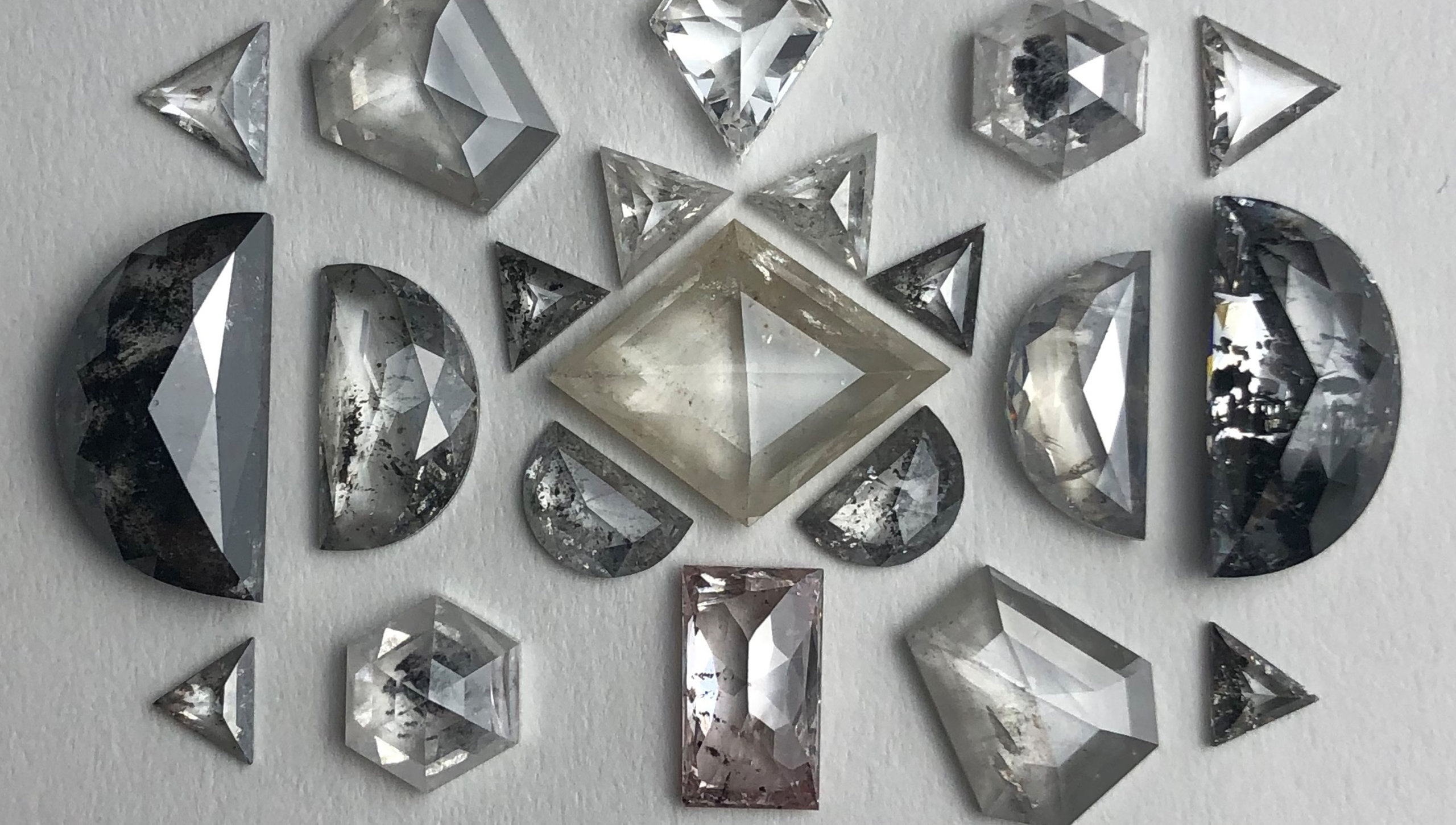 salt and pepper diamonds