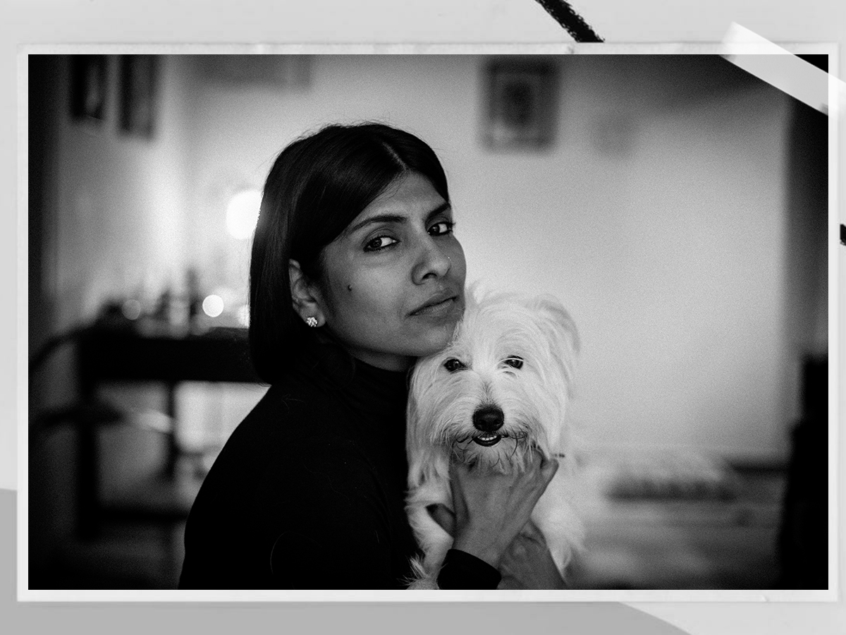 Through The Lens Of Love: A World Photography Day Special 3 Megha wearing the heirloom diamond earrings gifted by her grandmother.