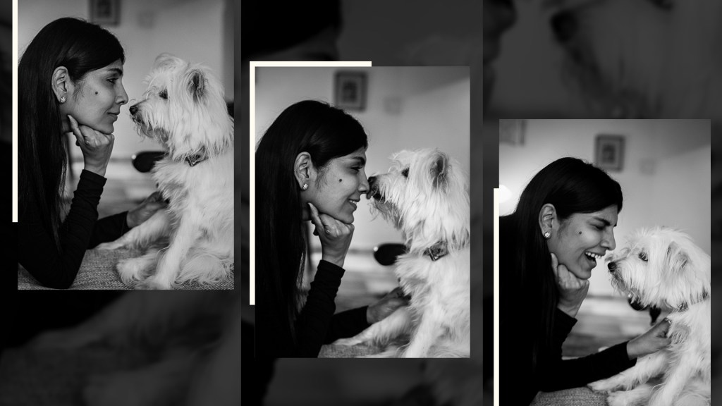 The bond of unconditional love shared by Megha and her adorable pup.