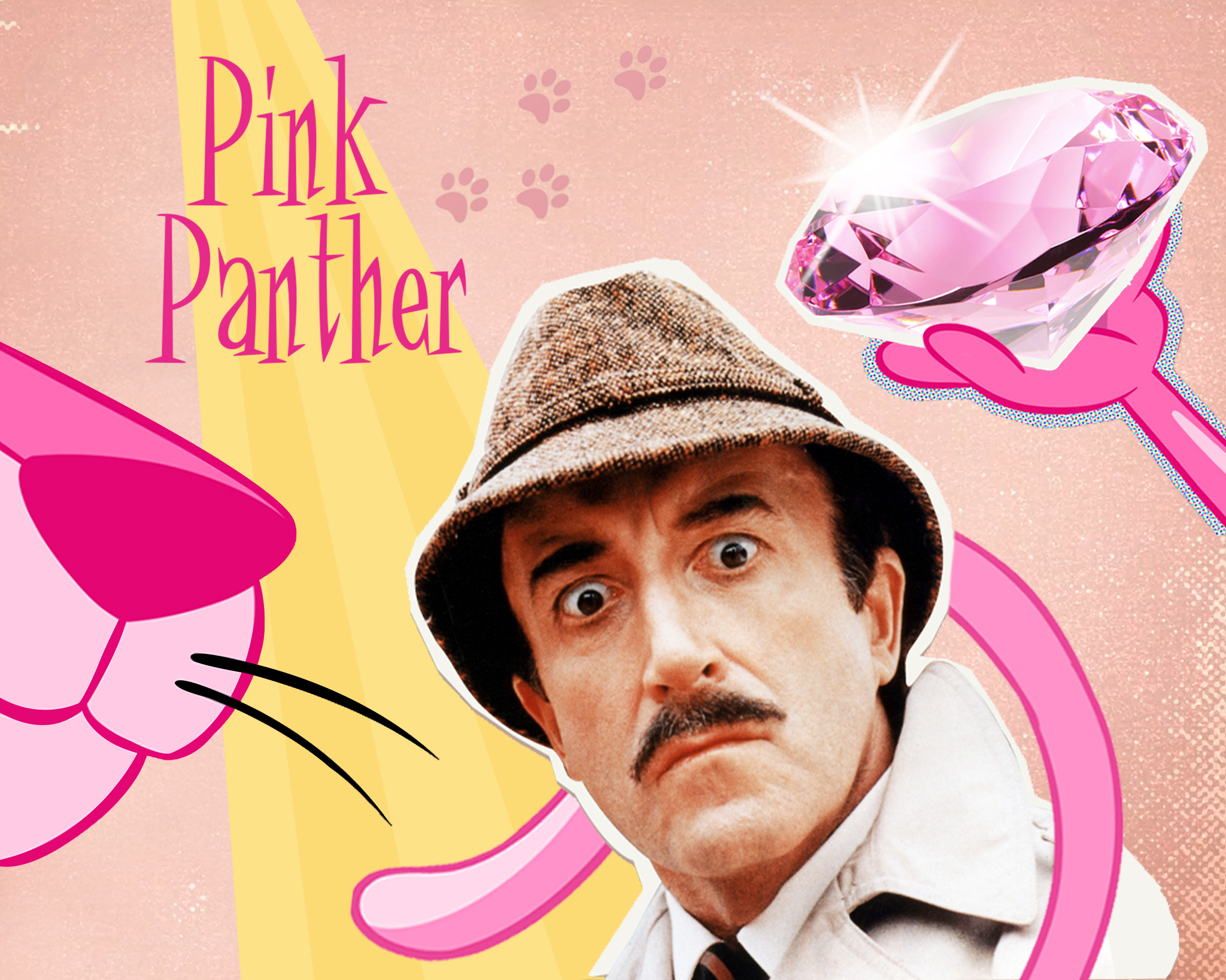 The Pink Panther, a comedy where a jewel thief and his nephew conspire to steal the world’s largest diamond