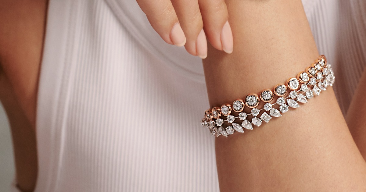 Tiffany Victoria Vine Wire Bracelet in Rose Gold with Diamonds  Tiffany   Co