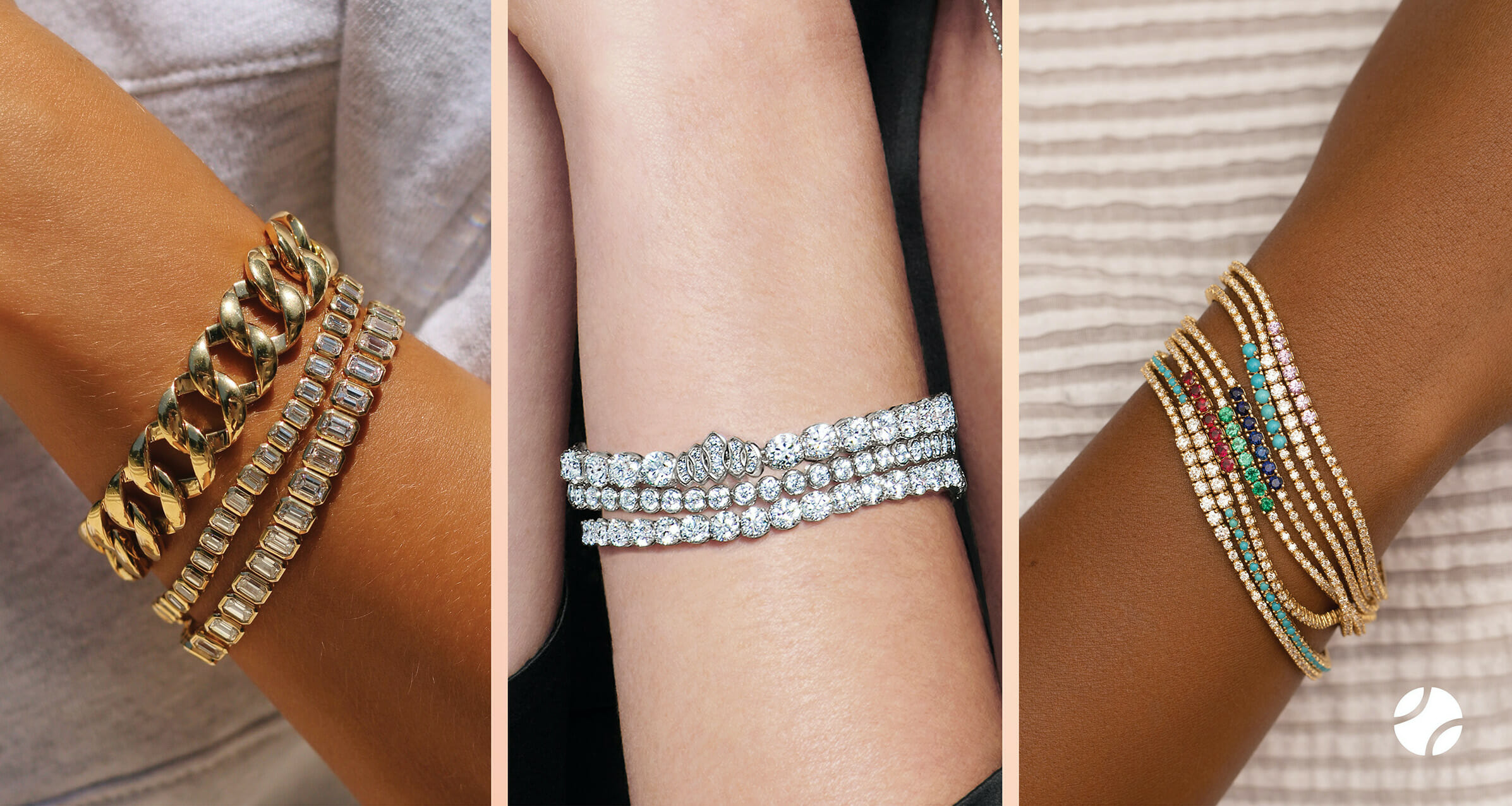 Designer tennis bracelet outlet