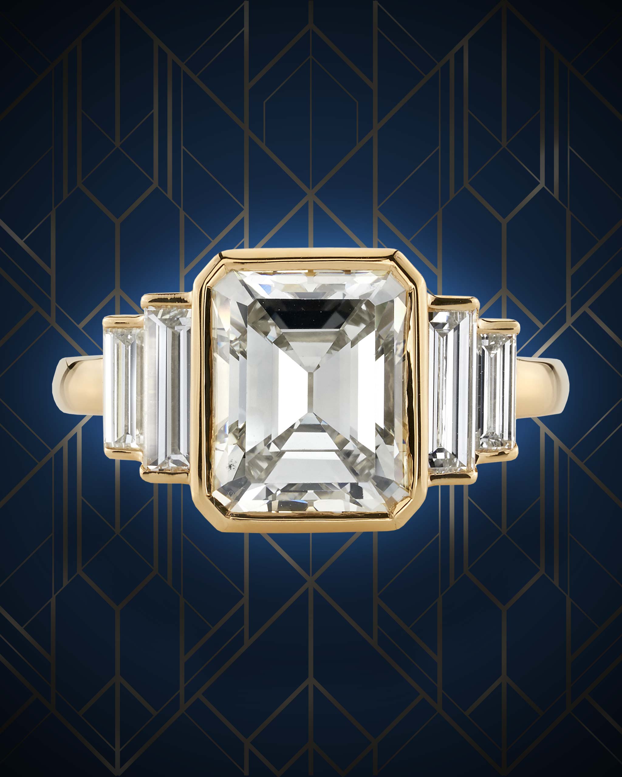 The Top 10 Best Art Deco Diamond Engagement Rings | Natural Diamonds