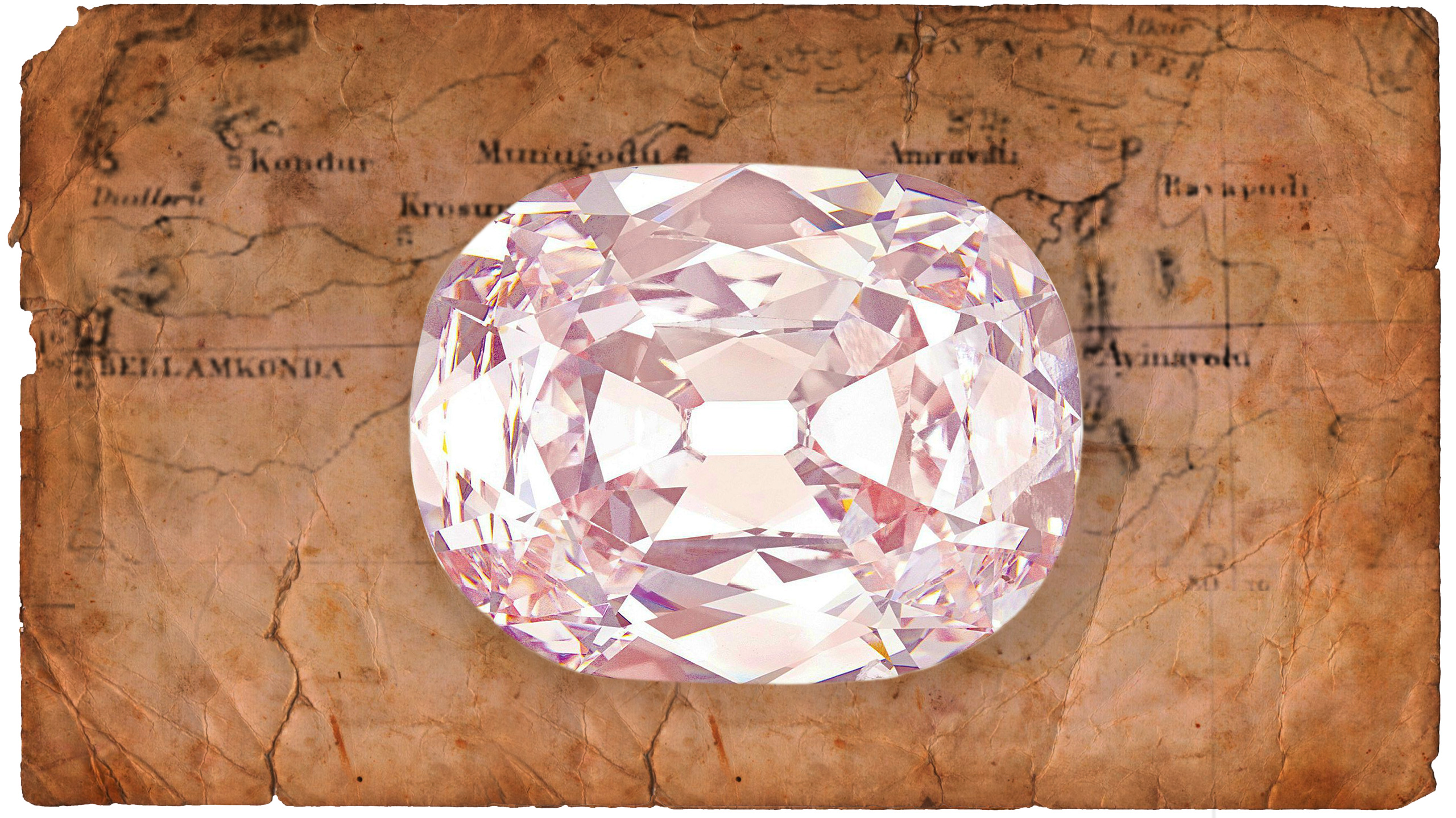 Portraits and Paperweights 13 34 Carat Natural Pink diamond