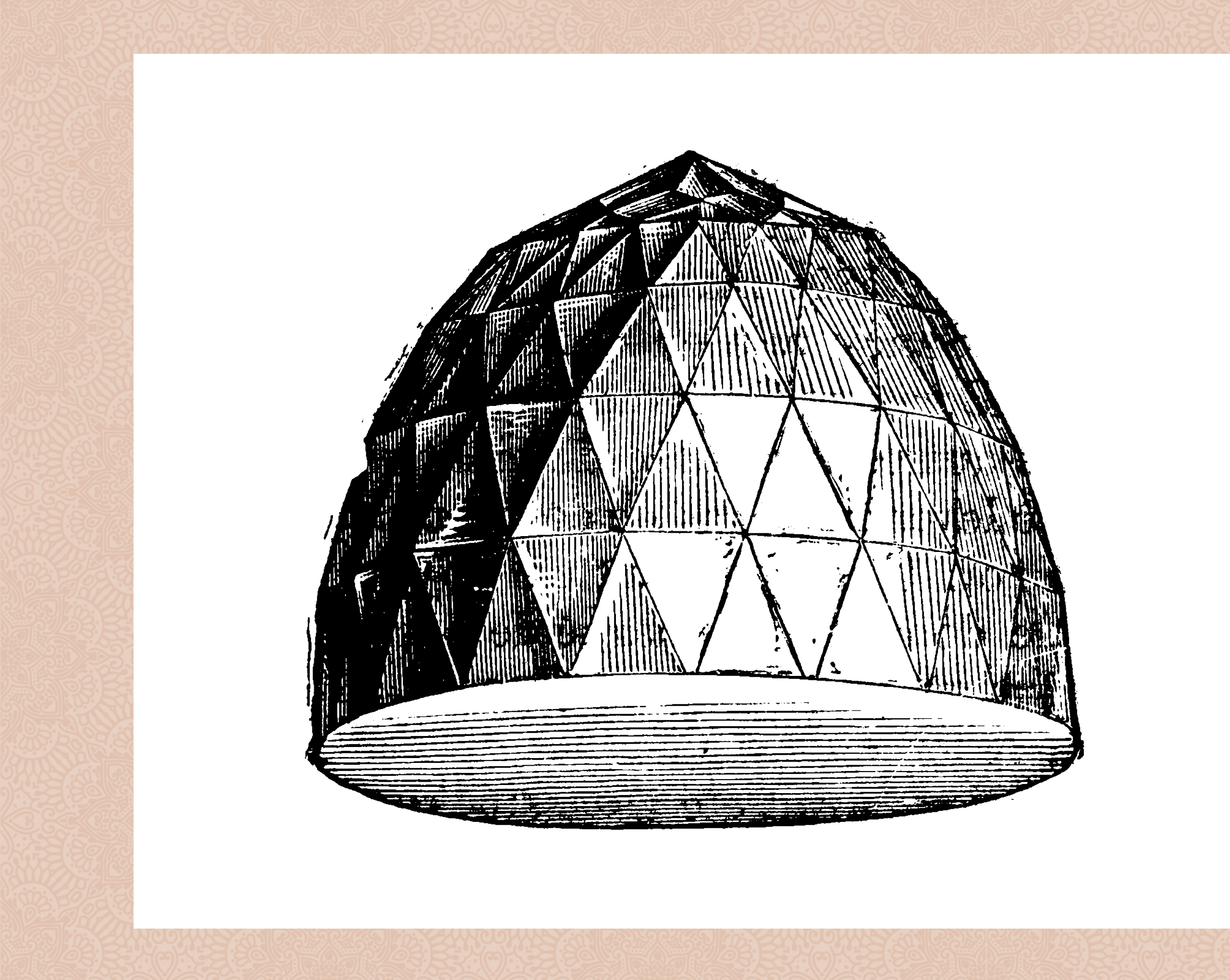 Vintage Engraving: The Great Mogul Diamond - Tavernier’s Rendition (1875) 
