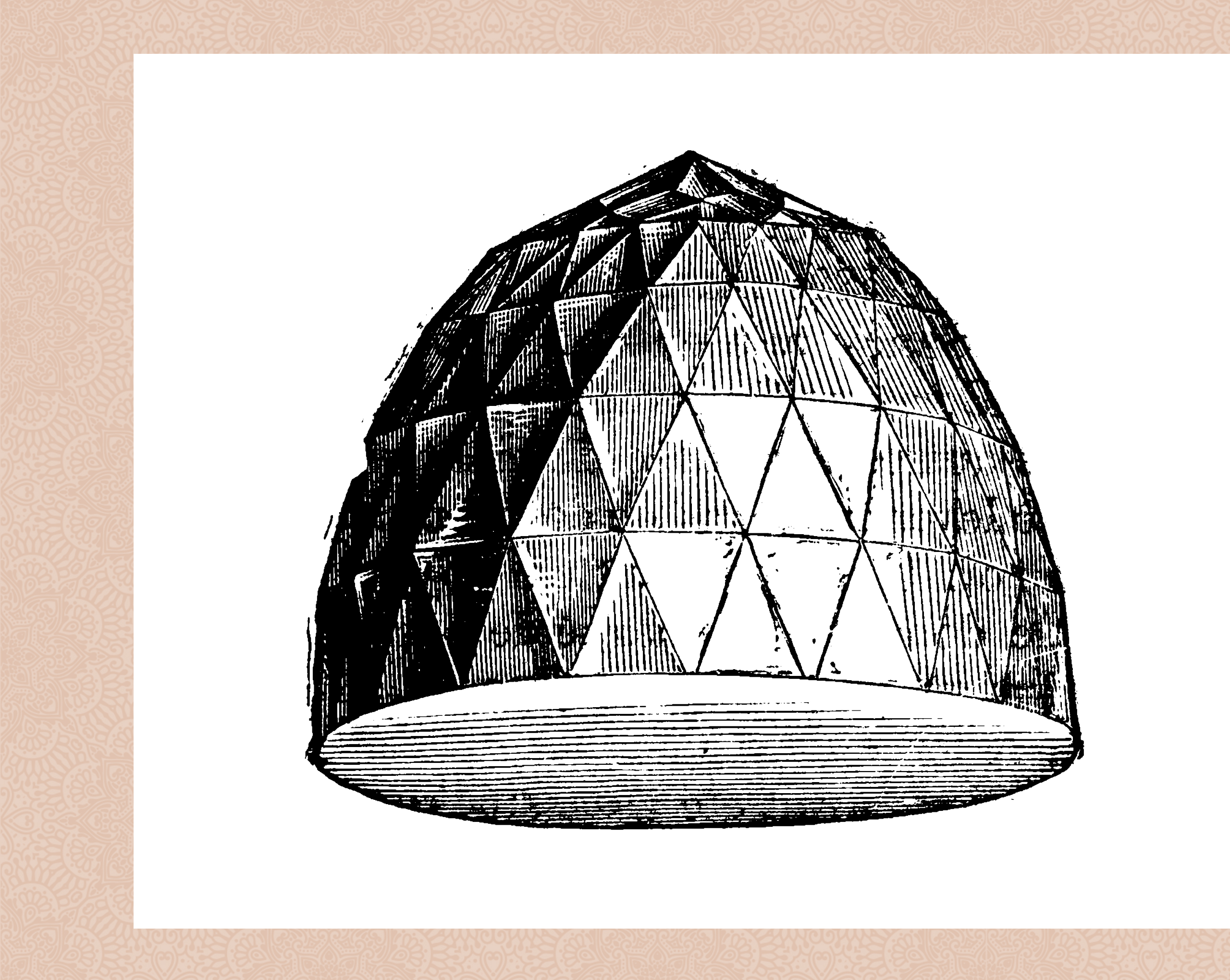 Vintage Engraving: The Great Mogul Diamond - Tavernier’s Rendition (1875)