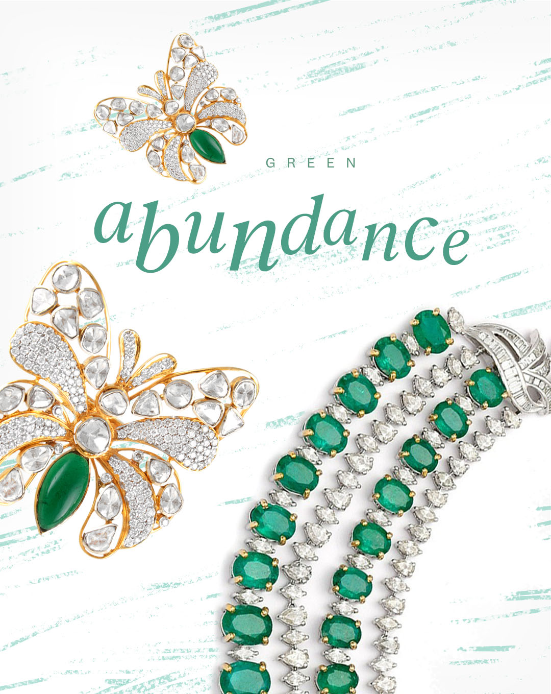 navratri-ring-necklace-Durga-Puja-natural-diamonds-jewellery-green-abundance