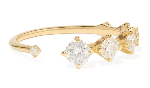 Sequence 18k Gold Diamond Ring