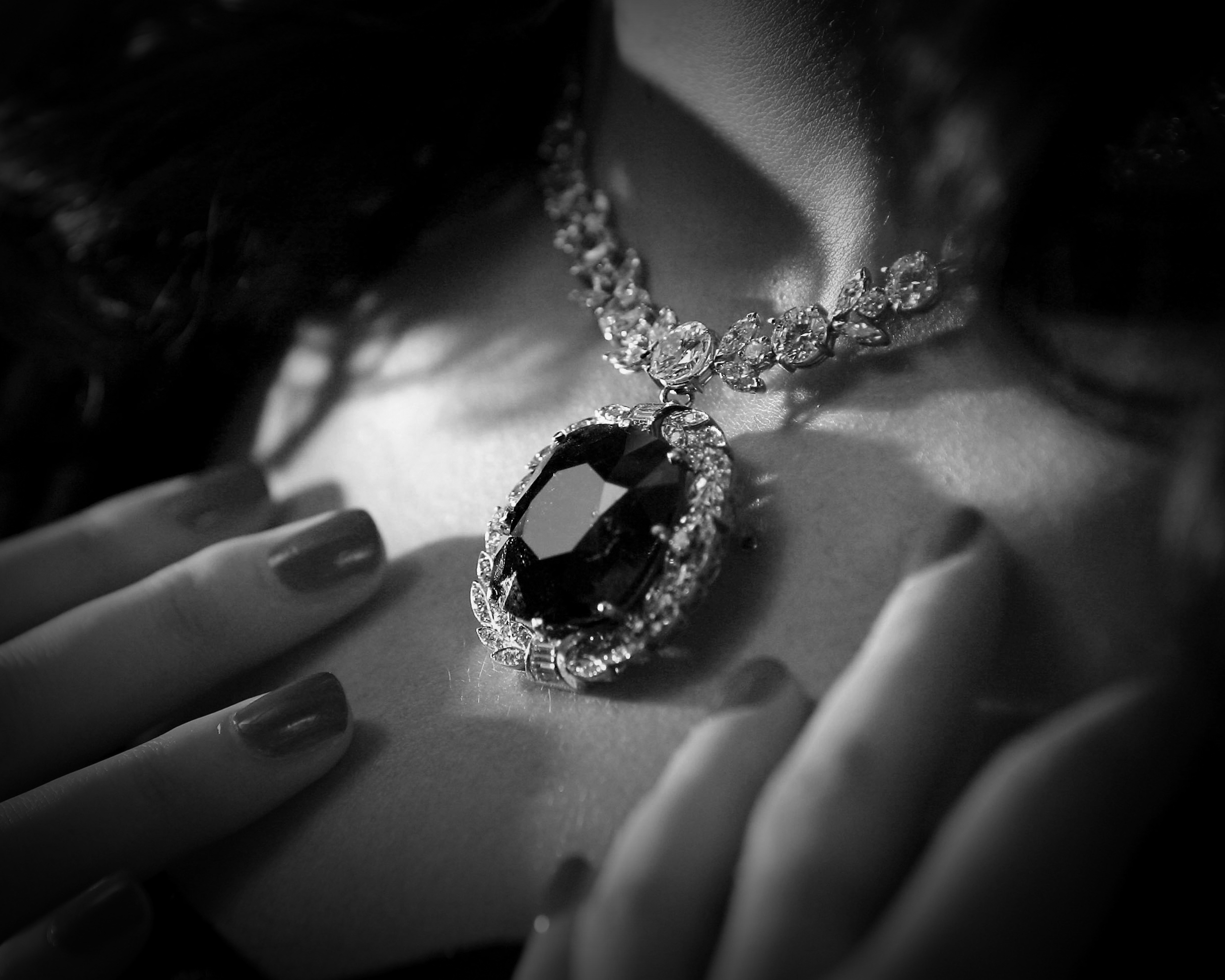 the black orlov diamond necklace history