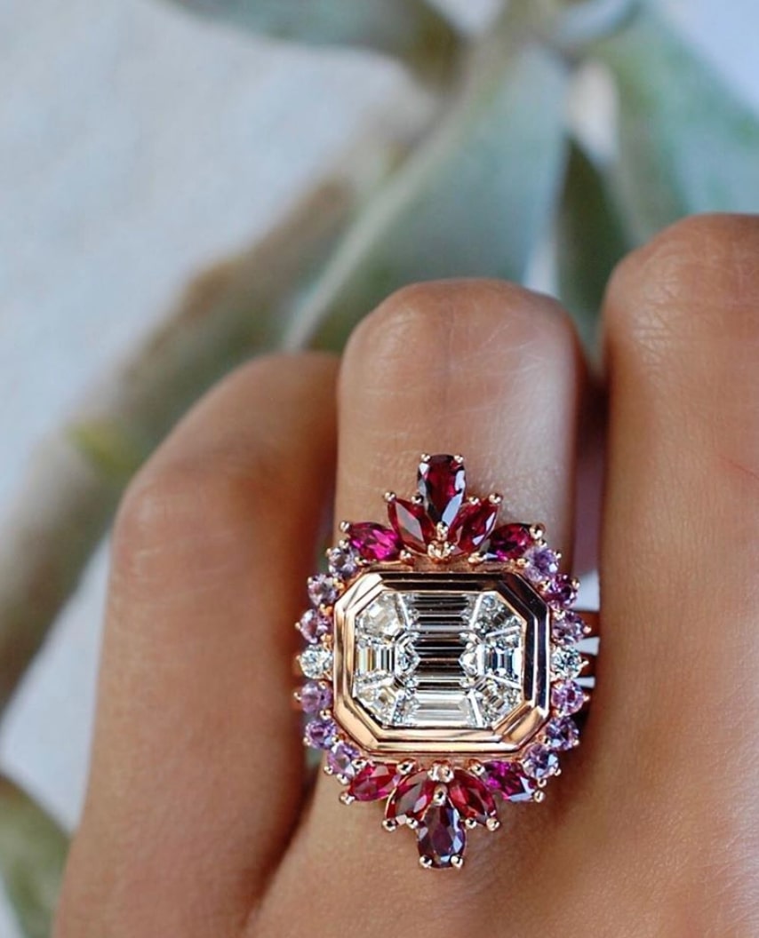 How to Design Your Own Engagement Ring: 7 Steps For the Diamond Ring of Your Dreams 9 How to Design Your Own Engagement Ring Maggi Simpkins diamond ring