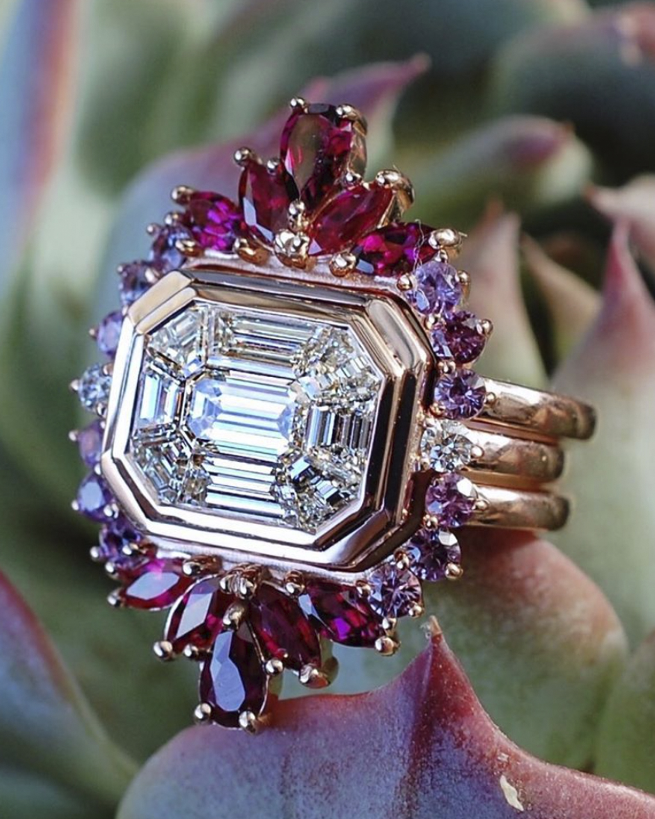 Maggi Simpkins designer diamond Engagement ring
