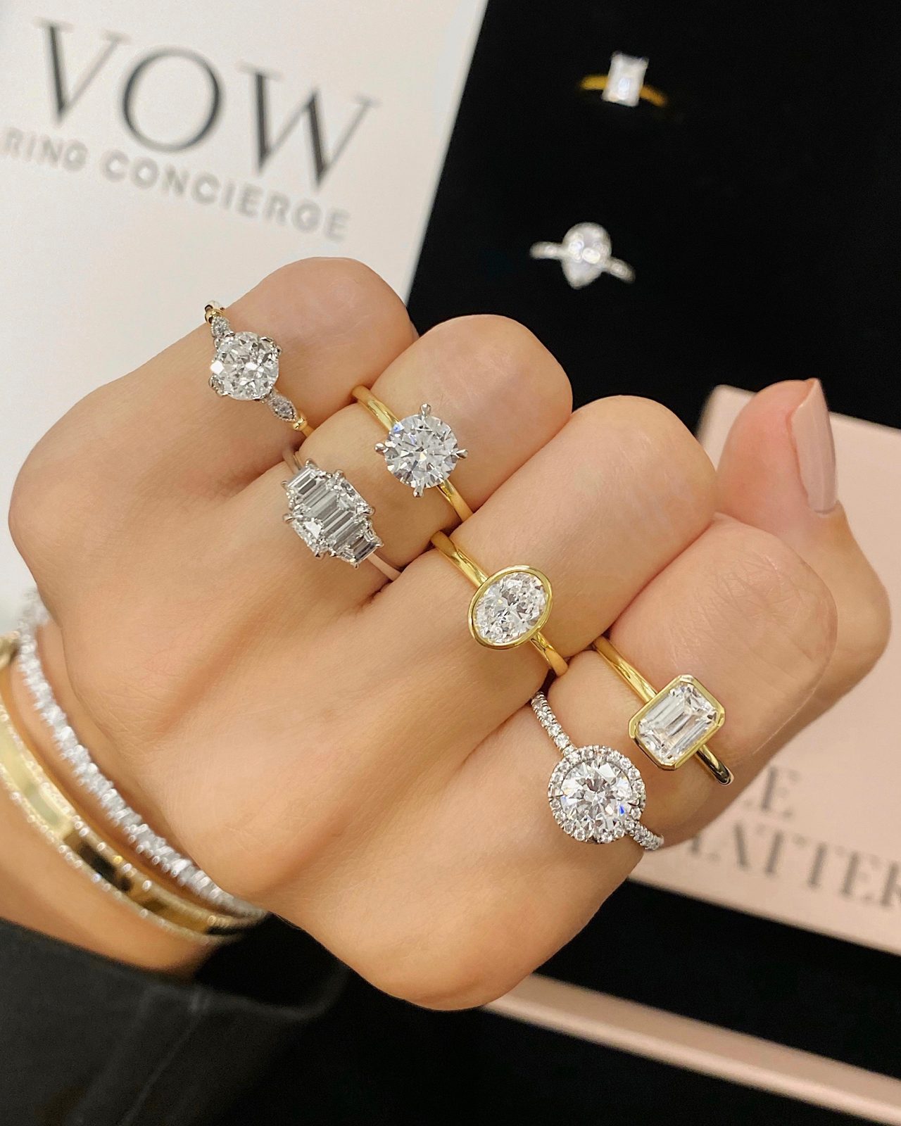 Ring Concierge 6 diamond engagement rings