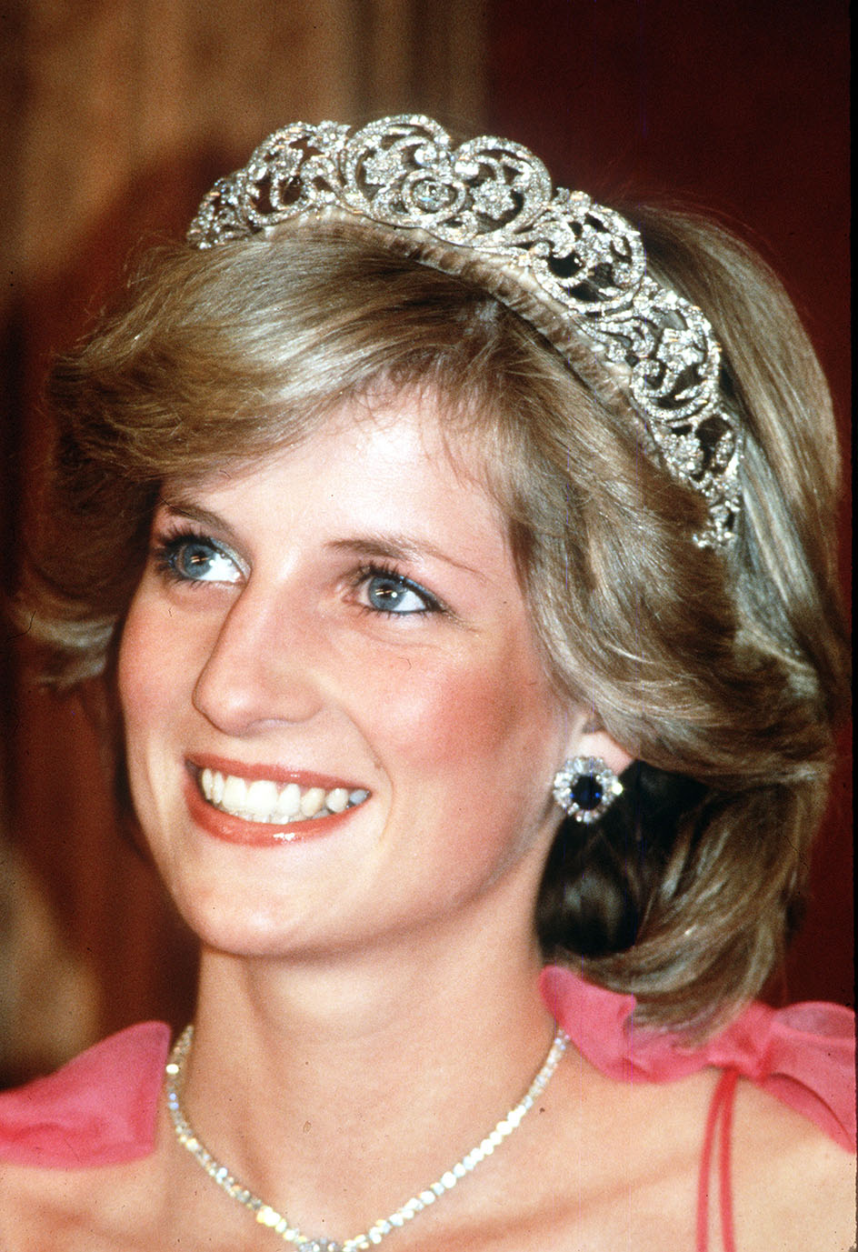 Princess Diana wearing The Spencer Diamond Tiara