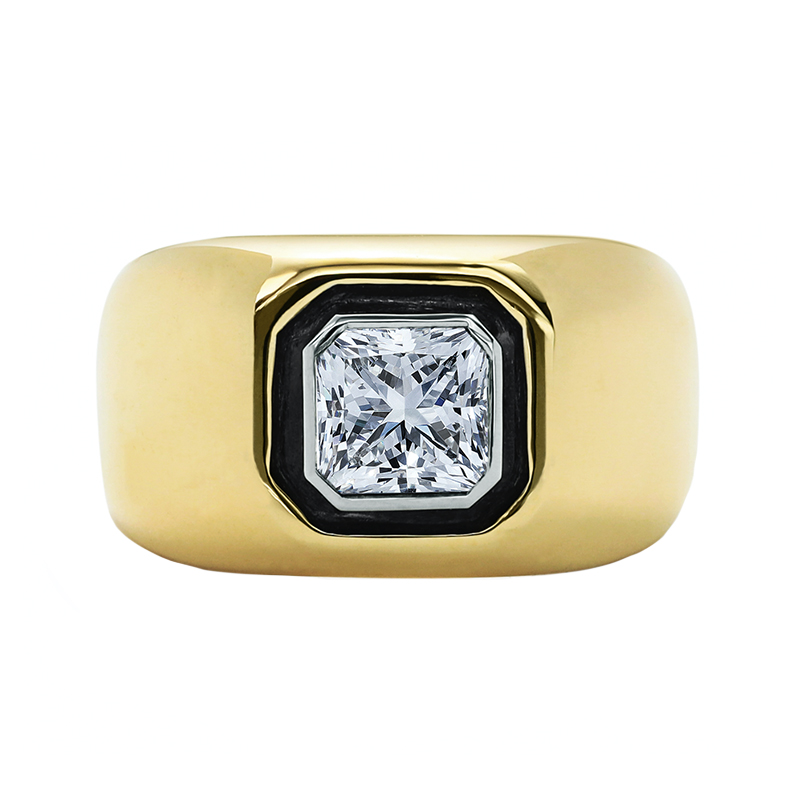 All That Is Radiant Cut Diamond Pinky Ring