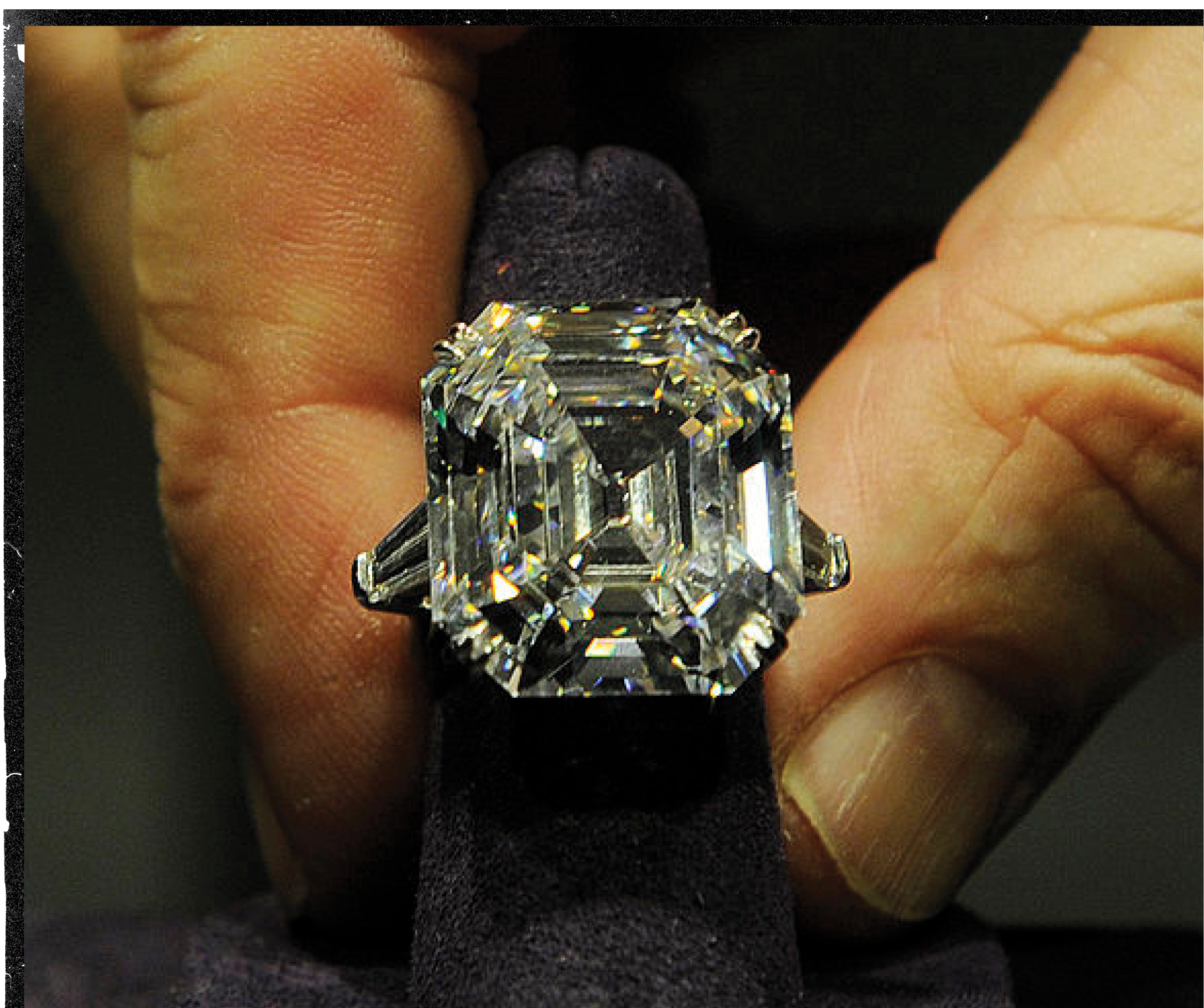 The 33.19-carat Elizabeth Taylor Diamond began life as the Krupp Diamond
