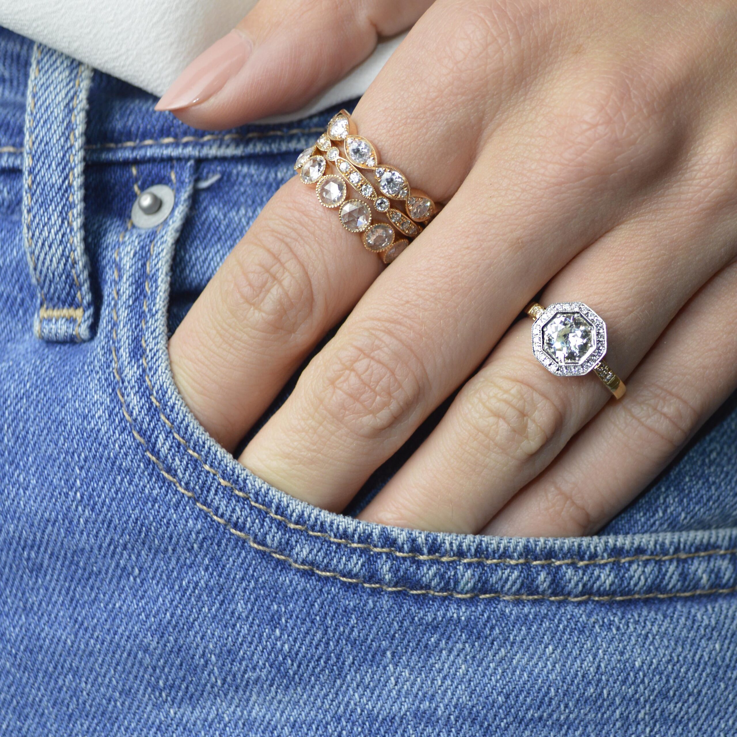  diamond engagement ring Single Stone at Greenwich St. Jewelers