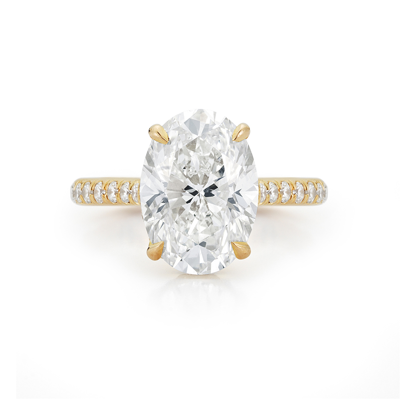 Walters Faith Oval Cut Diamond Engagement Ring