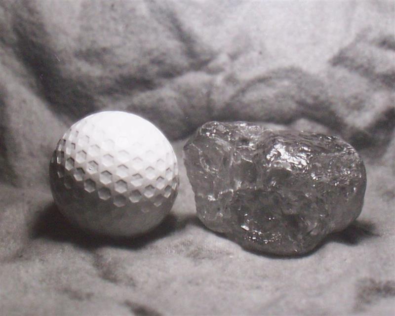 Golf ball-sized Kwiat diamond