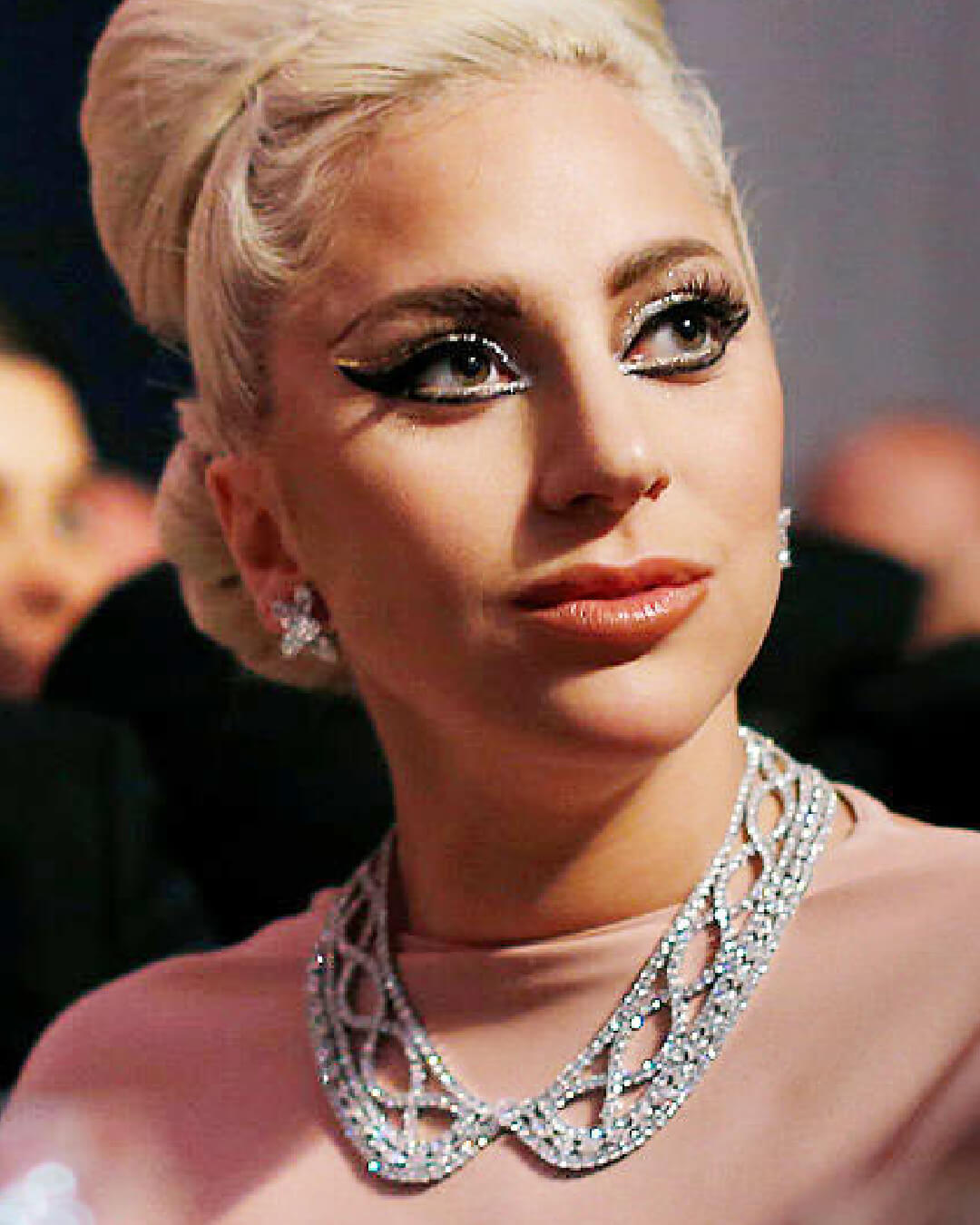 Lady Gaga diamond stud