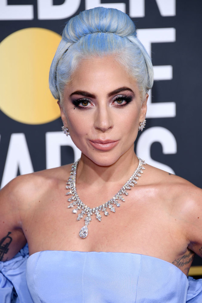 Lady Gaga attends the 76th Annual Golden Globe Awards at The Beverly Hilton Hotel on January 06, 2019 in Beverly Hills, California. 