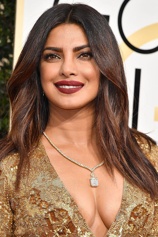 Priyanka Chopra arrives at the 74th Annual Golden Globe Awards at The Beverly Hilton Hotel on January 8, 2017 in Beverly Hills, California
