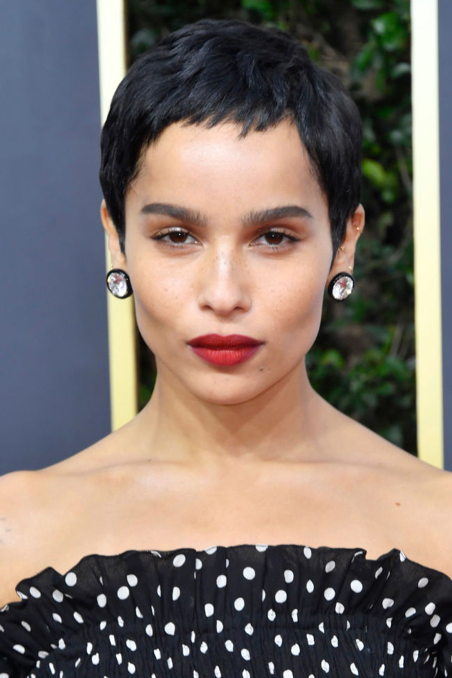 Zoë Kravitz attends the 77th Annual Golden Globe Awards at The Beverly Hilton Hotel on January 05, 2020 in Beverly Hills, California. 