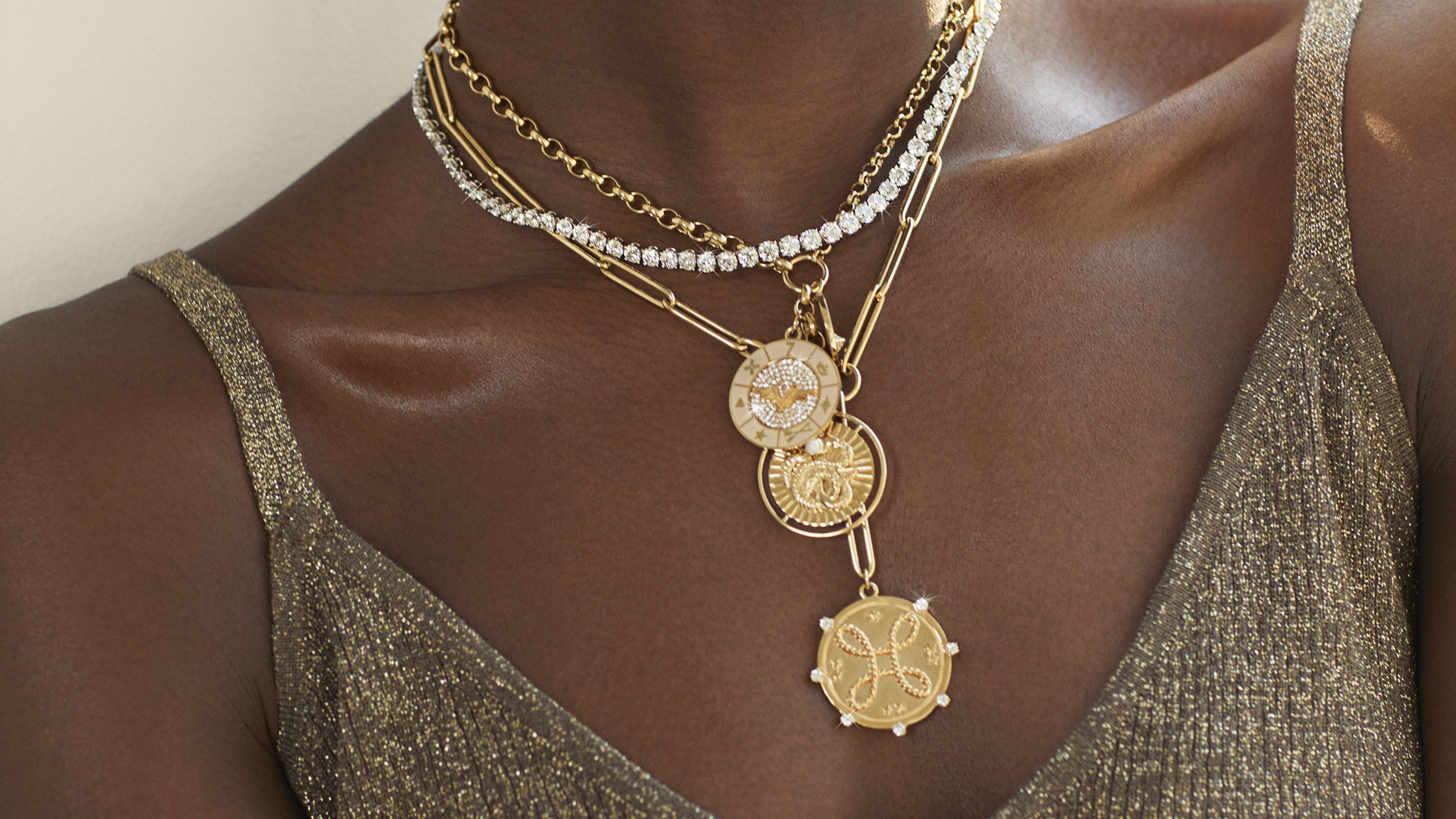 Three Layer with Emerald & Diamond Center Necklace Set (Earrings & Nec –  PRERTO E-COMMERCE PRIVATE LIMITED