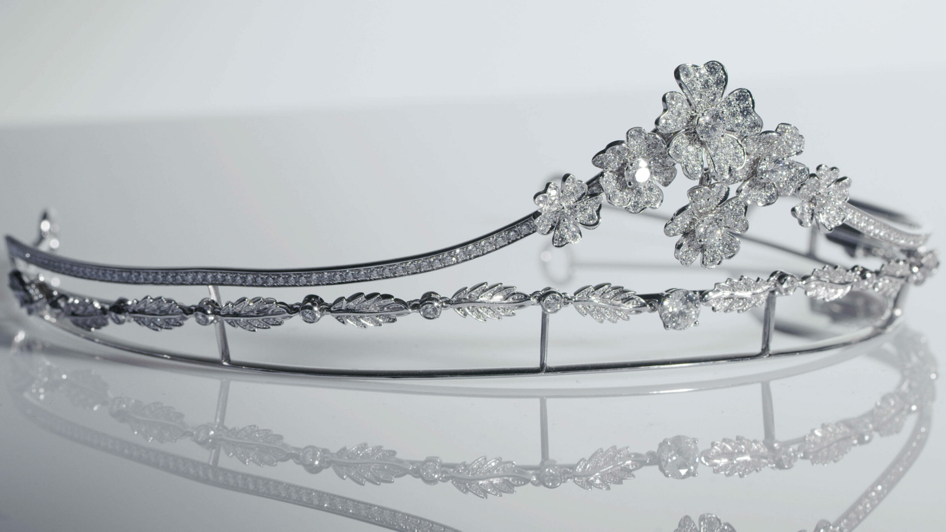 Monterosa diamond tiara, versatile as a pendant or bracelet 