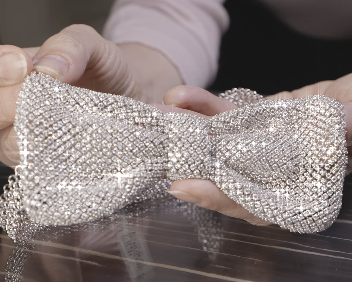 Diamond bow tie by Jacob & Co.