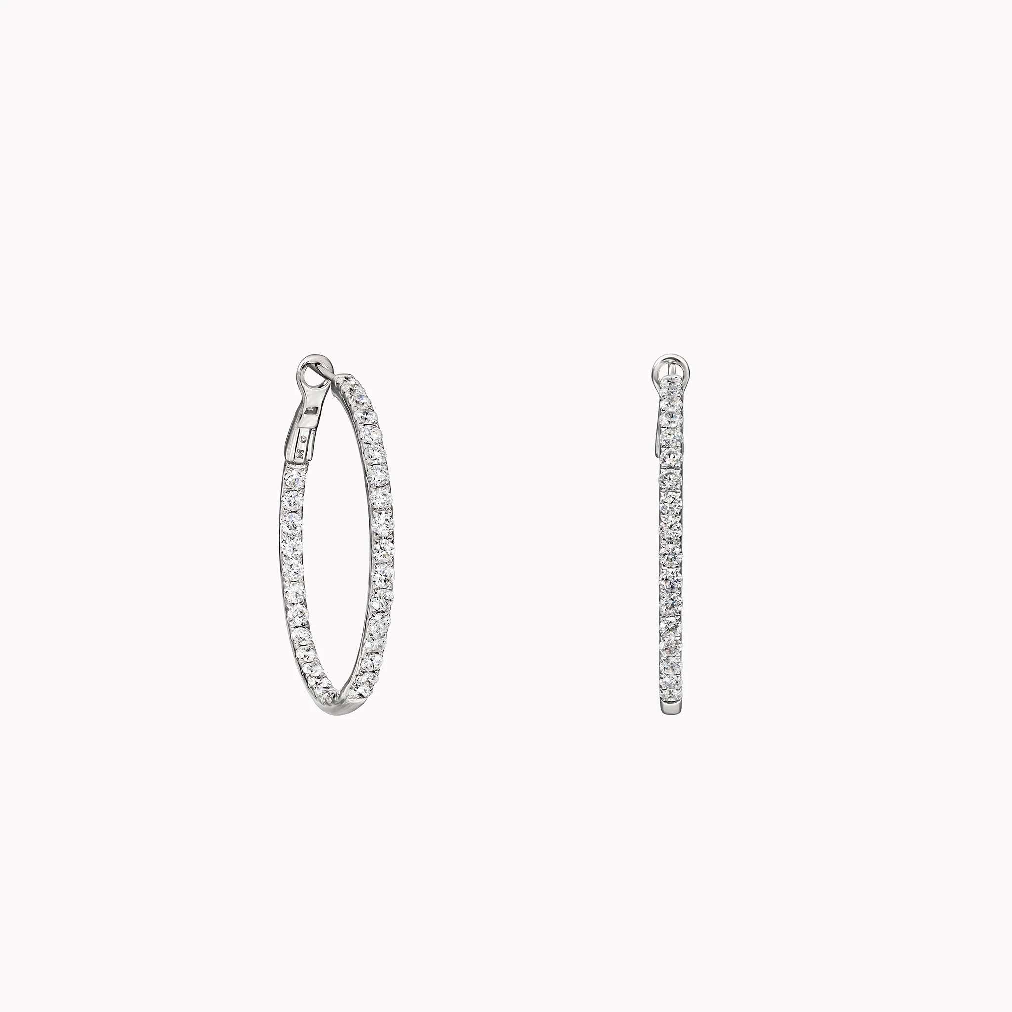 graduation gifts diamond hoops