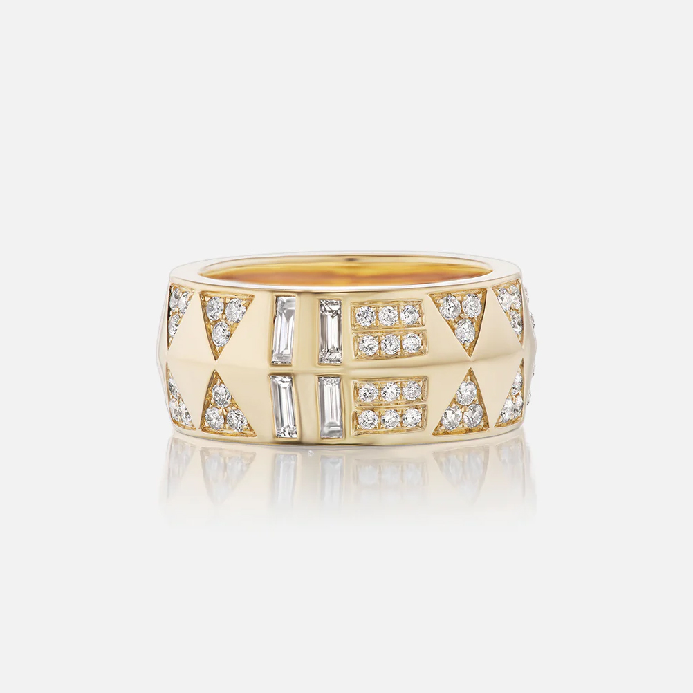 diamond stackable ring