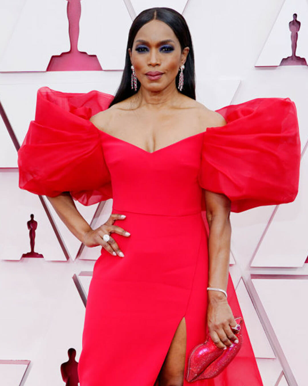The Very Best Diamond Jewelry Looks from the 2021 Annual Academy Awards 8 Angela Bassett attends the 93rd Academy Awards.
