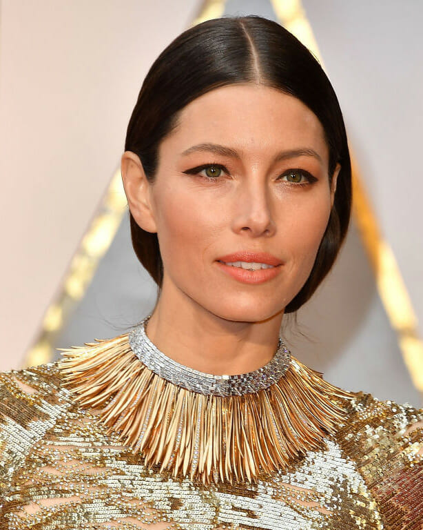 Jessica Biel Arrives at the 89th Annual Academy Awards
