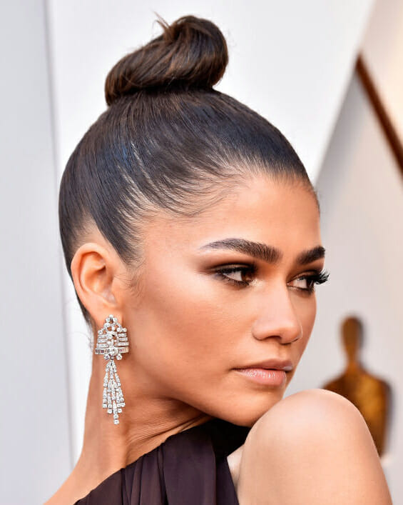 Zendaya attends the 90th Annual Academy Awards.