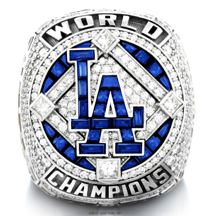 Los Angeles Dodgers 2020 World Series Diamond Ring