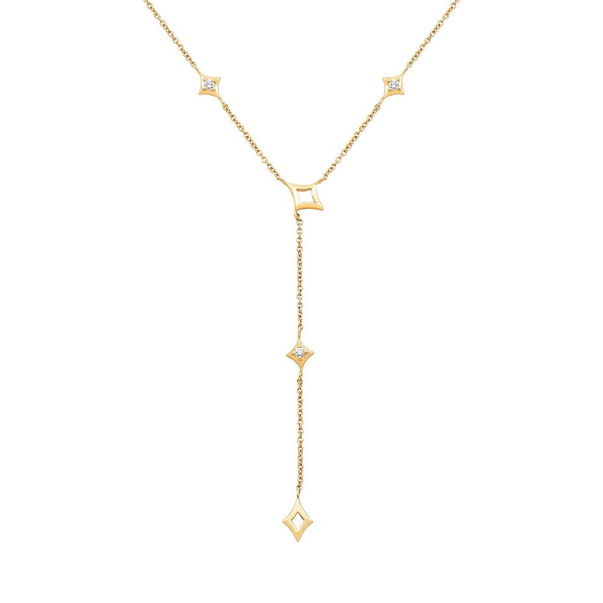 1/10 ct Diamond Lariat Necklace