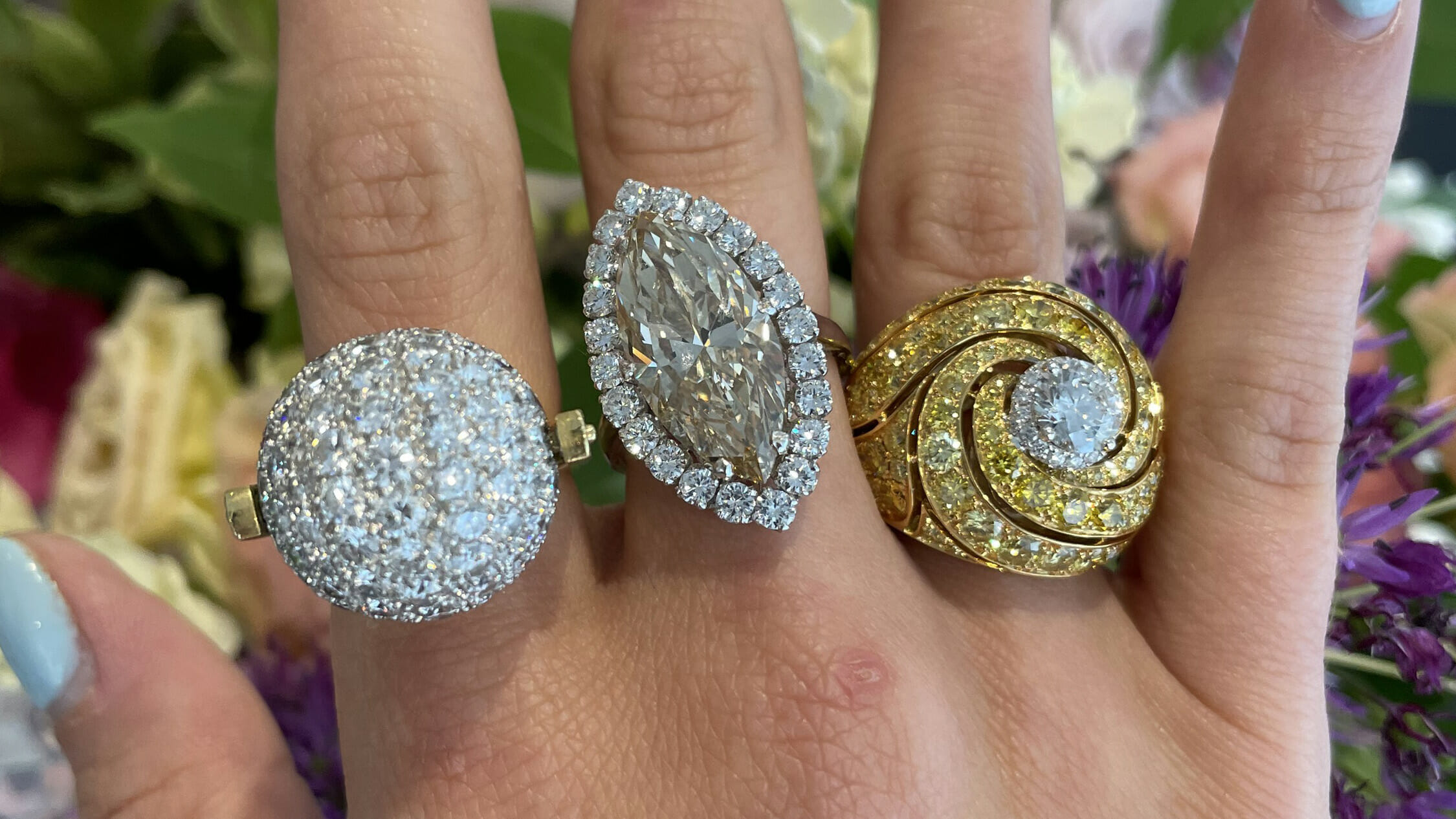 Buy Rainbow Moonstone Diamond Ring in 14k Solid Gold | Chordia Jewels