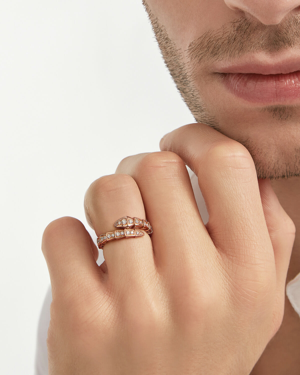 The 13 Best Designer Natural Diamond Jewelry Gifts for Men 19 Serpenti Viper Ring